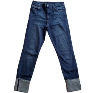 Joe's Jeans Charlie High Rise Skinny Cuffed Cropped Jeans